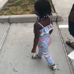 Floral romper for a 2-3 year old